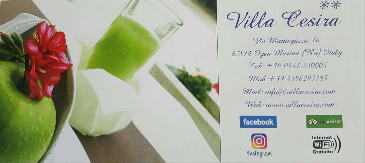 Hotel Villa Cesira Bellaria-Igea Marina Esterno foto